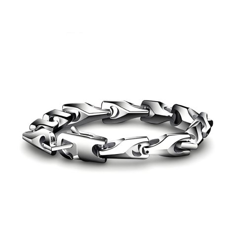 (image for) Tungsten Wheat Link Chain Bracelet for Men