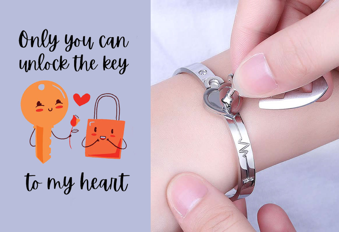 Lock and Key Matching Jewelry