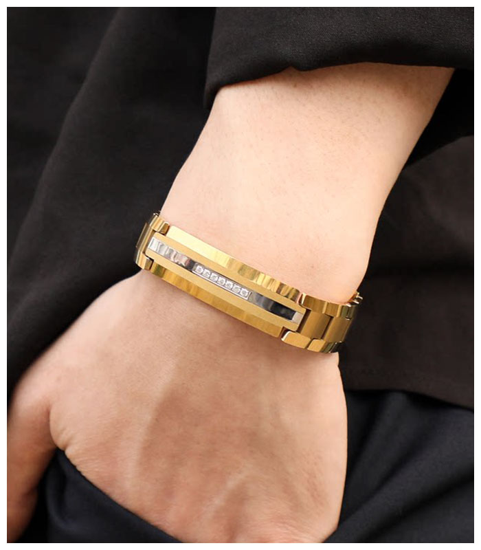 tungsten id bracelet