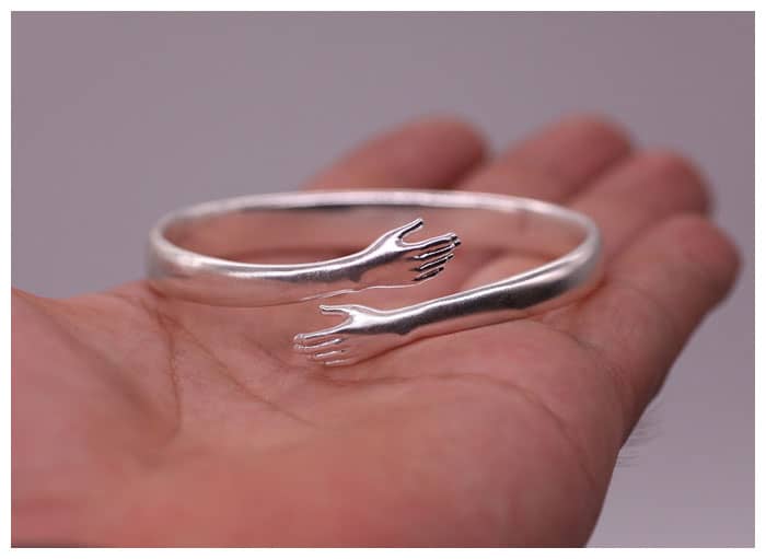 Matching Hug Bangle And Ring Set