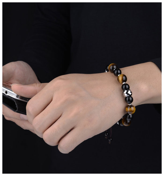 tungsten bead bracelet