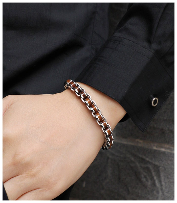 tungsten koa wood bracelet