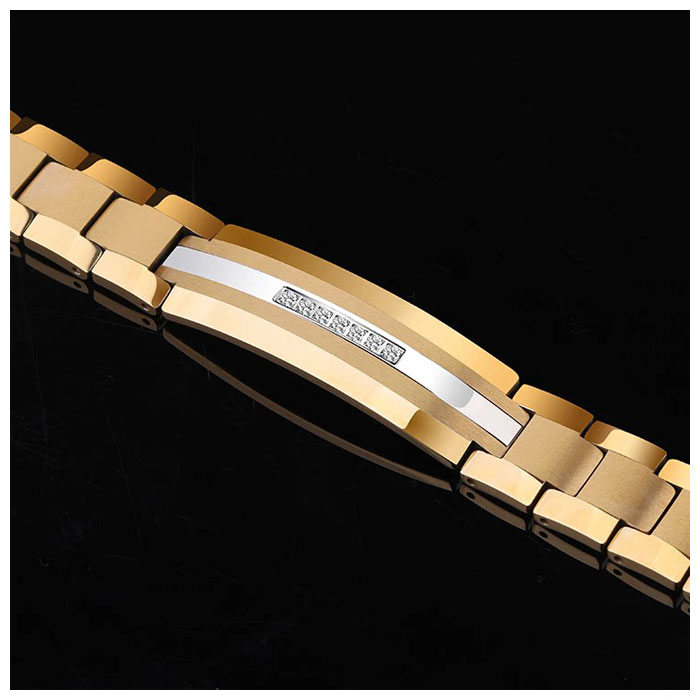 tungsten id bracelet