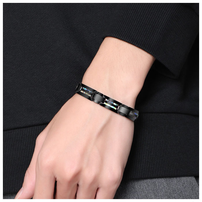 black ceramic bracelet