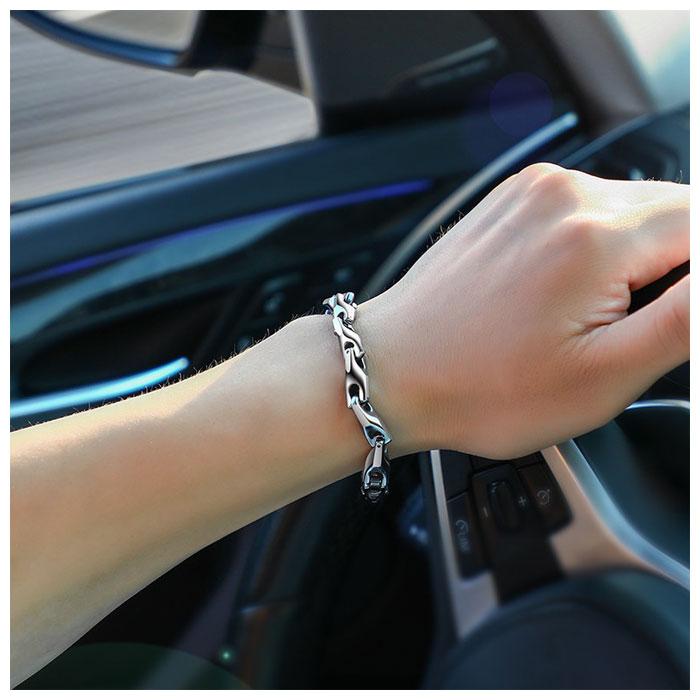 tungsten chain bracelet