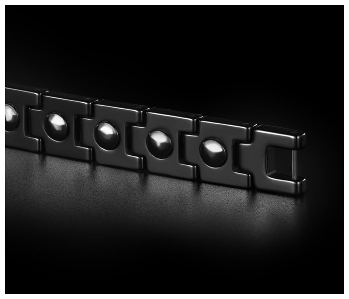 mens black tungsten magnetic bracelet