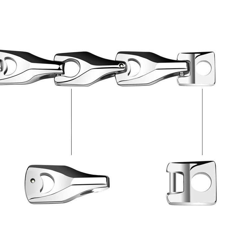 (image for) Tungsten Carbide Wheat Link Chain Bracelet for Men