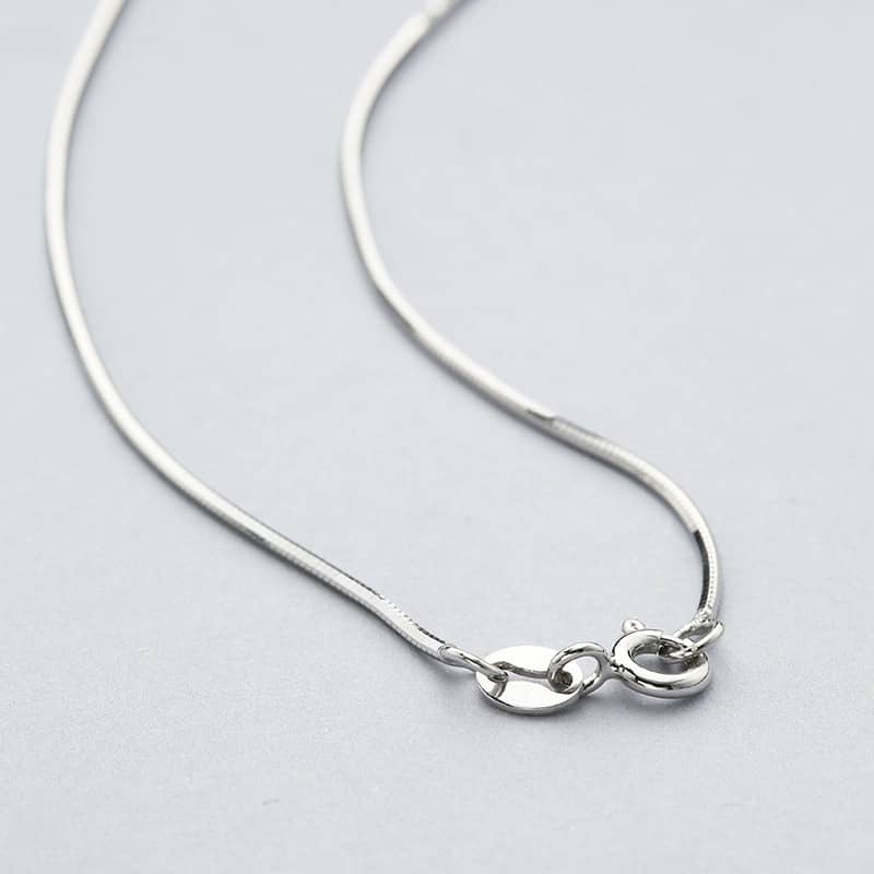 925 Sterling Silver Chain Necklaces With Spring Ring Clasp, Solid Silver Chains for Pendants, Bar Cable Box Singapore Snake Chains For Women - 16 & 24 Inches (image for) 925 Sterling Silver Chain Necklaces With Spring Ring Clasp, Solid Silver Chains for Pendants, Bar Cable Box Singapore Snake Chains For Women - 16 & 24 Inches
