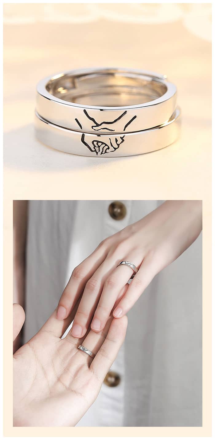 Holding Hands Rings