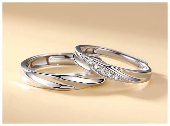 Matching Sterling Silver Rings for Couples