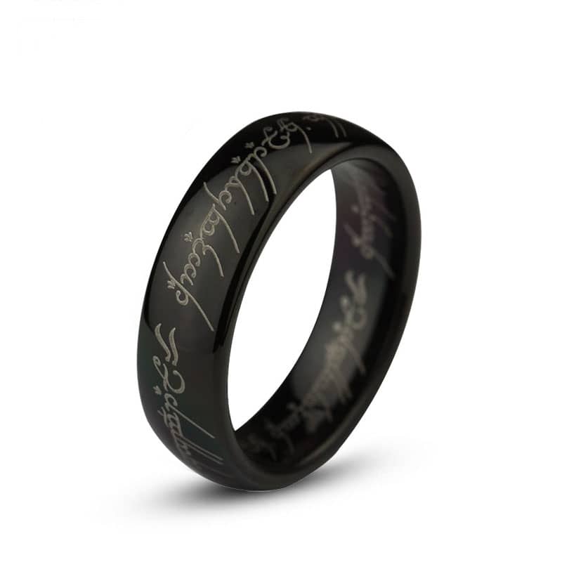 Black Lord of the Rings Tungsten Carbide Ring