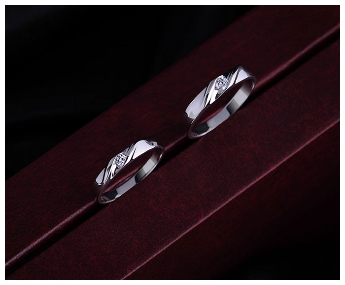 simple matching promise rings