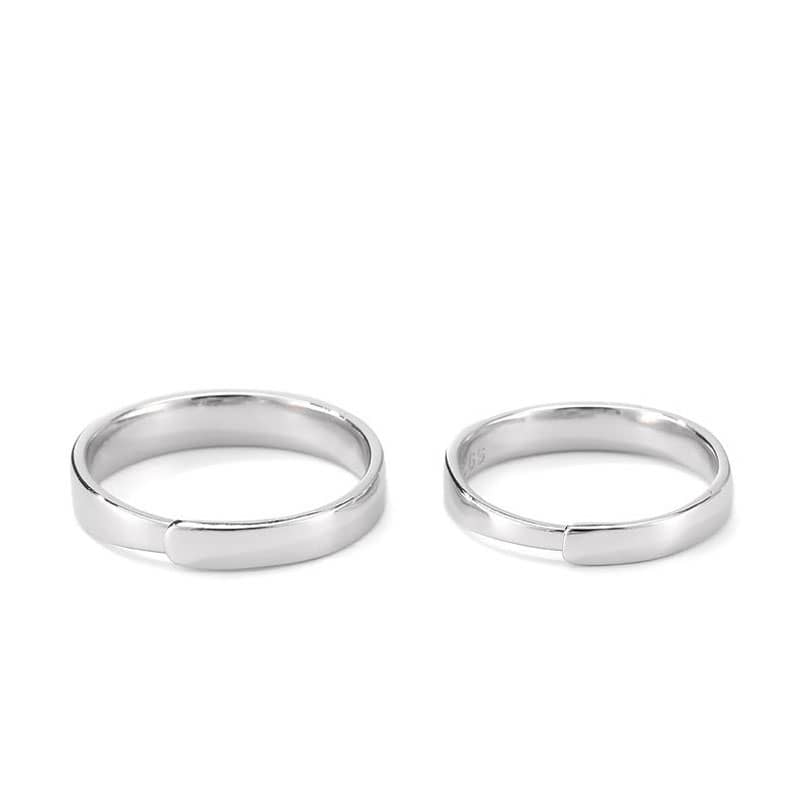 (image for) I Whale Always Love You Matching Couple Whale Rings In Sterling Silver